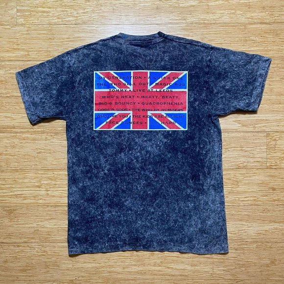 Vintage The Who “Maximum R&B” Album Acid Wash T-Shirt - Picture 2 of 2